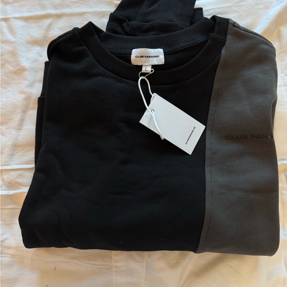 Black and Gray Men's Sweater